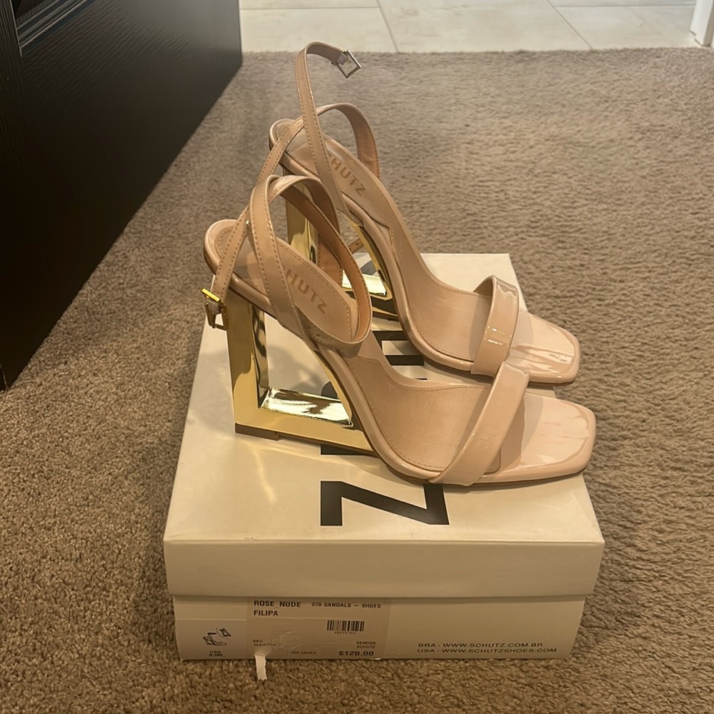 SCHUTZ Filipa in rose nude